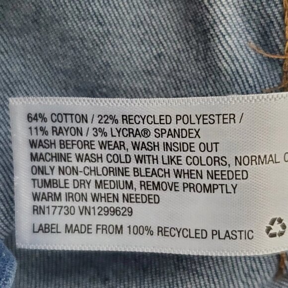 Art Class Girl's Adjustable Waist Pleated Denim Jean Skirt NEW Size L(10/12) - Picture 10 of 13